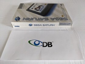 Sega Saturn - Official OEM Backup Memory RAM Cartridge - Truly 100% Complete