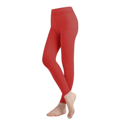 EMEM Apparel Girls' Solid Colored Microfiber Opaque Footless Tights - Picture 133 of 160