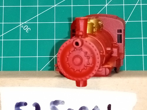 O-4-0 BOILER SHELL CAB # 15 V&T RED ALL PLASTIC BY IHC/PERFECTA NEW 525-001 - Picture 4 of 7