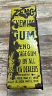 Zeno Chewing Gum Porcelain Gumball Machine Case Only 1908 Patina Look