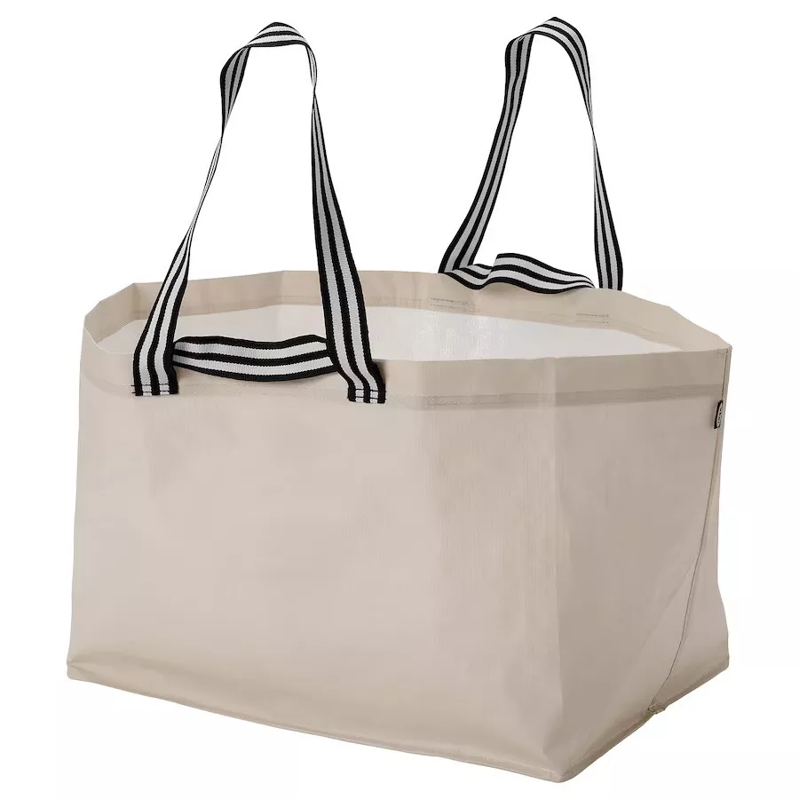 IKEA G RSNYGG Shopping Grocery Laundry Tote Bags Strong Light