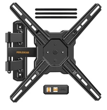 PIPISHELL FULL MOTION TV WALL MOUNT PISF1  BLACK FITS MOST 26-50" TVS & MONITORS