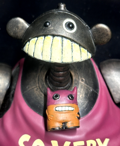 Figura Vinilo Angry Clobber Monkey Sovery Angry By Dave Pressler 2008 - Usada - Imagen 13 de 21