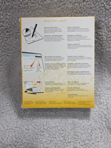 Livescribe Echo 2GB Smartpen APX-00008 New Sealed Vintage Includes Grid Notebook - Picture 9 of 16