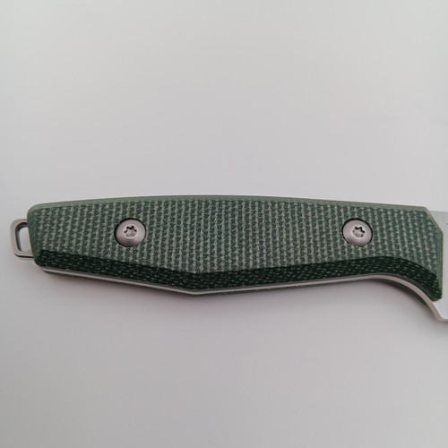 Jeabrother 14c28n Tanto Fixed Blade EDC Messer grün Micarta Kydexscheide - Bild 3 von 9