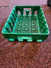 Nice Seven-Up,  7-Up Green Plastic Soda Crate