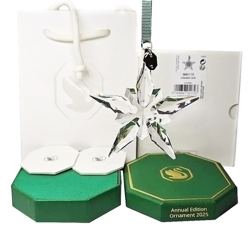 Swarovski Crystal 2025 Annual Edition Large Christmas Ornament 5691172 Authentic