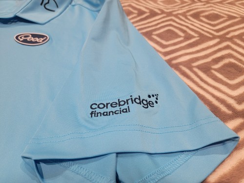 NUEVO CON ETIQUETAS "CISCO" Good Good American Club Golf Polo Hombres XL Shore Corebridge Financial - Imagen 6 de 9