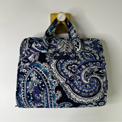 Vera Bradley Hanging Travel Organizer Bathroom Bag in Deep Night Paisley, blue - Picture 13 of 14