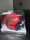 Drake London Autographed Rave Mini Helmet Radtke Authenticated