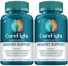 (2 Pack) Cure Fight Pro Supplement Capsules – CureFight Pro All Natural Memory