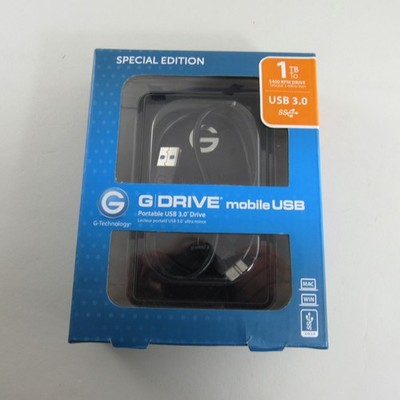 G-Technology 1TB G-Drive Mobile USB Portable Hard Drive Mac Apple