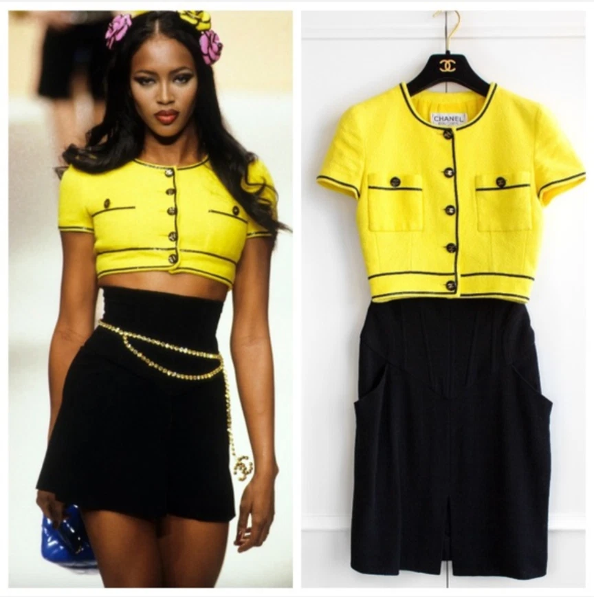 CHANEL Skirt Suits Yellow Suits & Suit Separates for Women for