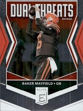 Baker Mayfield - 2019 Donruss Elite Football - Dual Threats - Numbered /299