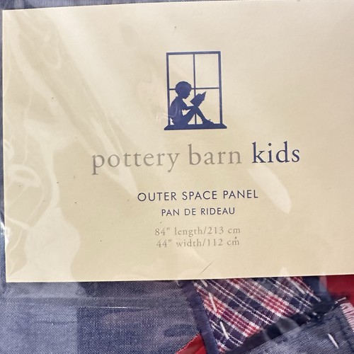 NEU Pottery Barn Kinder Weltraum Panel leuchten im Dunkeln 44" x 84" blau - Bild 2 von 7