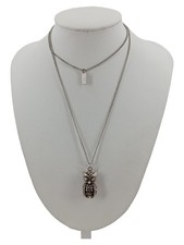 MINT by Dr. Mintcheva Halskette Eulenanhänger Silber Damen 80cm Kette