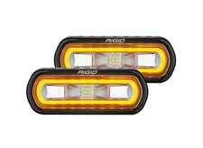 Rigid SR-L Dual Off-Road Spreader Pod w/Surface Mount Wide Drive - Amber Halo