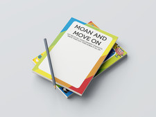 Mindfulness Journal – Moan and Move On A6 Notepad, Self-Care & Gift Idea