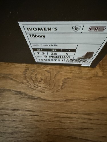 Ariat Womens Tilbury Chocolate Truffle Size 5 NEW - Picture 4 of 5