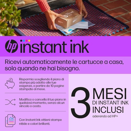 HP Envy 6120e Stampante Multifunzione A4 Getto Inchiostro Colori WiFi Duplex - Foto 2 di 24