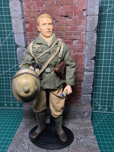 3R DiD 1:6 Segunda Guerra Mundial Cuerpo Alemán de África Infantería Soldado y Accesorios Usado EE. UU. - Imagen 9 de 15
