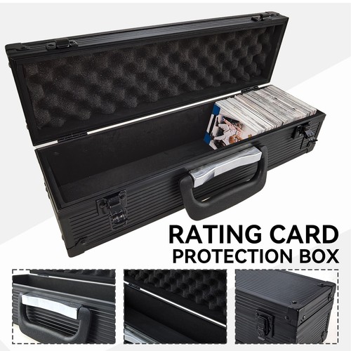 1 Pc Portable Aluminum Alloy Sports Card Storage Case For Naked Trading Cards - Bild 9 von 9