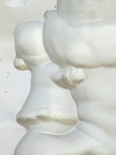 Vintage Ceramic Slip Casting Mold Santa Shoe with Little Santa B-70 Kiln - Picture 6 of 15