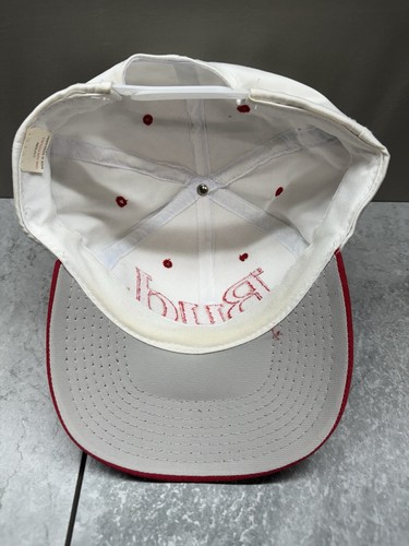 Men's Red White Ken Schrader Bud King of Beers Embroidered Snapback Hat #25 - Picture 5 of 6