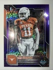 2025 Bowman Chrome University Football Purple Shimmer Refractor Colin Simmons #122