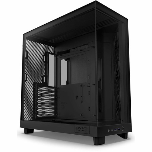 NZXT H6 Flow Compact Dual-Chamber Mid-Tower Airflow Case (cch61fb01) - Afbeelding 2 van 6