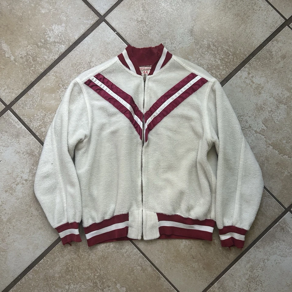 Chaqueta de lana universitaria vintage años 50-60 de béisbol Temple University No.7 Foto 2 de 2