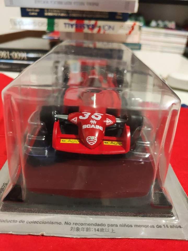 Collezione : Auto da corsa 1:24 ALFA ROMEO 177 DI B. GIACOMELLI. 1979 con Fascic - Immagine 2 di 4