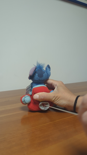 Disney Store Lilo And Stitch Mini Spacecraft Plush Spaceship Pull String Works - Video 1 of 1