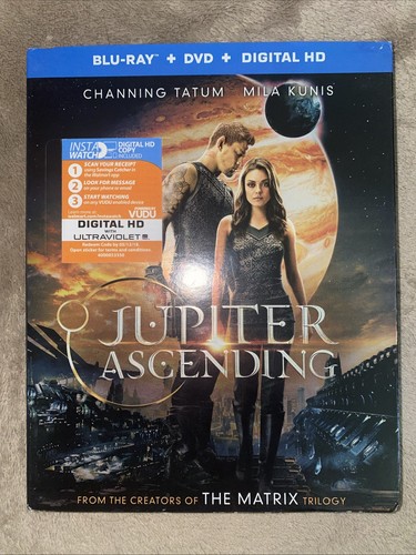 Jupiter Ascending (Blu-ray/DVD, 2015) w/slipcover, NO Digital Code - Picture 1 of 2