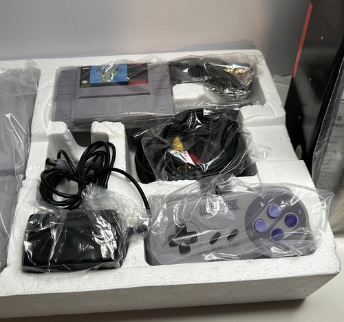Super Nintendo SNES Console Complete CIB (Super Mario World/Launch) Very Nice - Picture 4 of 24