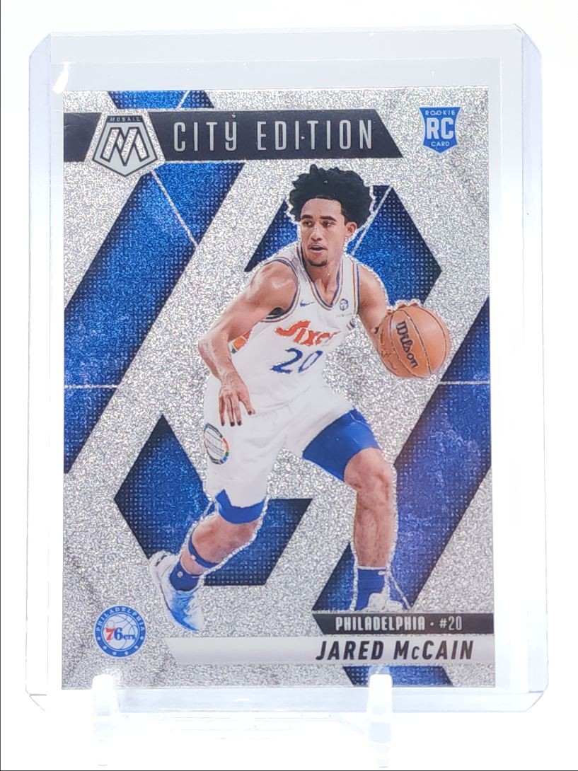 JARED MCCAIN 2024-25 MOSAIC ROOKIE CITY EDITION GLITTER PRIZM RC Q3325