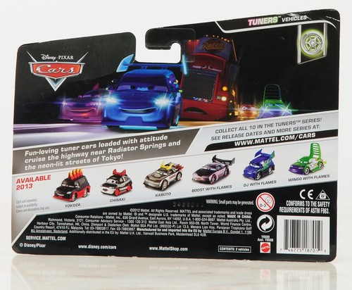 Disney Pixar Cars Yokoza & Chisaki 2 Pack Tokyo Tuners (2013) #7/10 New Diecast - Bild 3 von 3