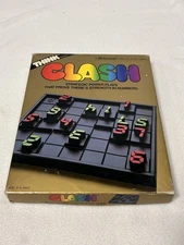 Clash THINK Series Pressman 1980s Strategy Game Complete Vintage Two Player