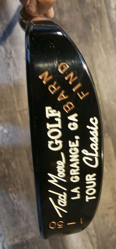New RareTad Moore Napa 8802 Barn Find 1/50 Mokume Gane 35” Putter With Headcover - Picture 1 of 13
