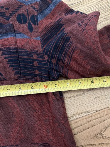 Camisa de franela Mountain and Isles XS azteca manga larga boho súper suave para mujer - Imagen 8 de 9