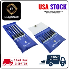 Set of 5 Pcs Long & 8 Pcs Short Drive Bolt Catch Roll Pin Punch Set -USA STOCK