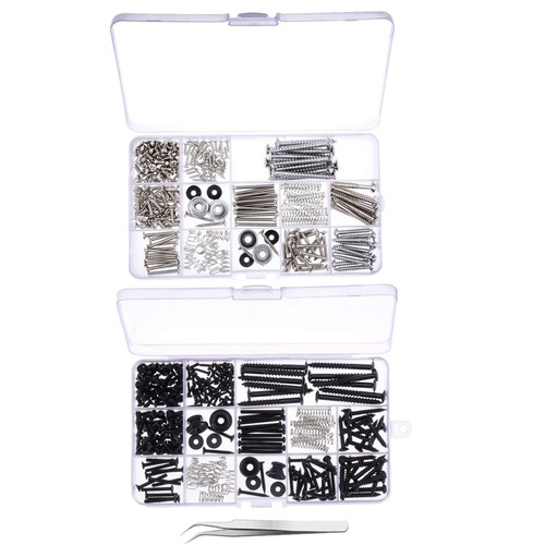 Steel Electric Guitar Mounting&Tuner&Pickguard Screws With Spring Tweezers Kit A - Bild 17 von 22