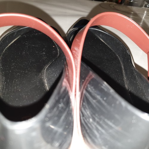 Melissa Shoes Sz US6 EU37 Black Mary Jane Straps Ballet Flats Buckle Pointed Toe - Picture 8 of 15