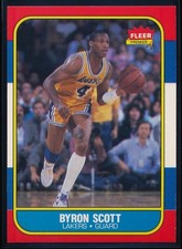 1986-87 Fleer Byron Scott #99 of 132 *SET BREAK* - See Description