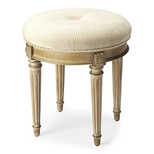 Butler Bernadette Driftwood Vanity Stool, Gray - 1250247 - Picture 1 of 1