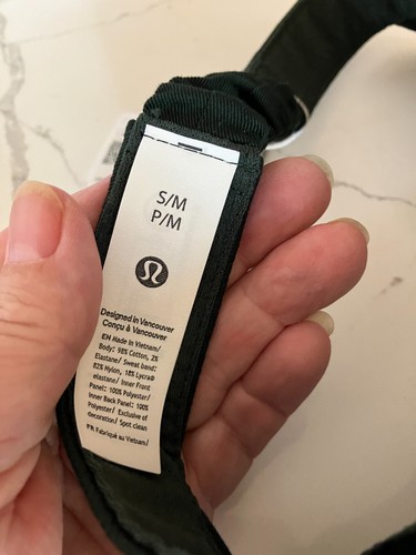 Lululemon Removable Sweatband Cotton Twill Visor S/M SFES New - Picture 4 of 5