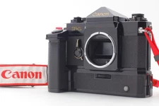 [N MINT+++ /Strap] Canon F-1 Late Model 35mm Film Camera Power Winder From JAPAN
