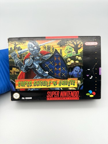 Super Ghouls 'n Ghosts SNES EMBALAJE ORIGINAL CIB Estado: Bueno - Imagen 7 de 18