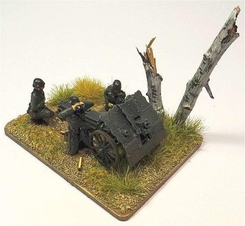 FTF 1/72 Germany 7.5cm le.IG 18 infantry gun with 3 artillery pieces plastic mod - Picture 2 of 8