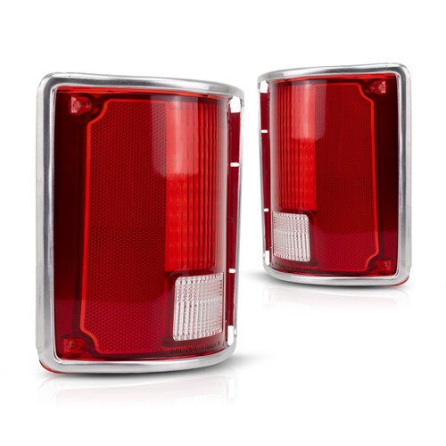 For Chevy Blazer/Suburban 1990 1991 Tail Light Lens Driver & Passenger Side Pair - Picture 5 of 9